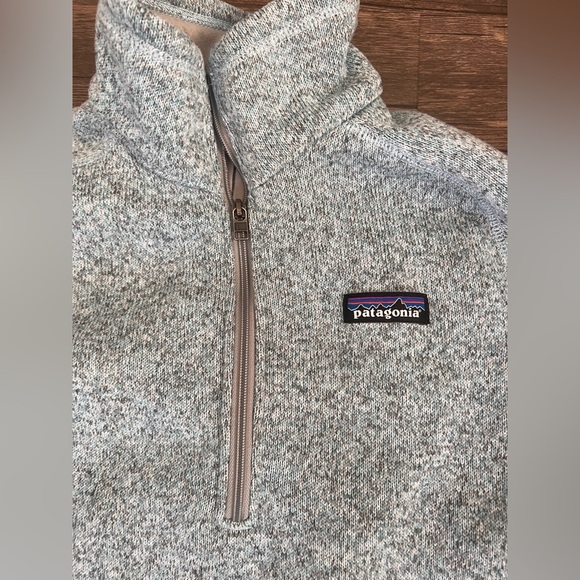 Patagonia Better Sweater 1/4 Zip Pullover Womens Small Blue Fleece Jacket - Picture 3 of 9
